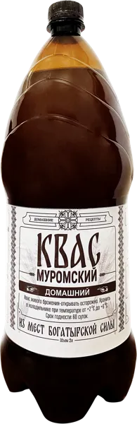 Изображение Квас живой Роданика муромский Домашний + п/б, 2 л