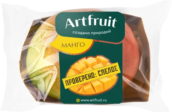 Изображение Плод спелое красное Артфрут манго  к/у, 1 шт