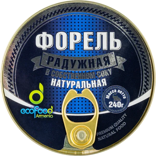 Изображение Форель в собственном соку ЭкоФуд радужная Эко Фуд ж/б, 240 г