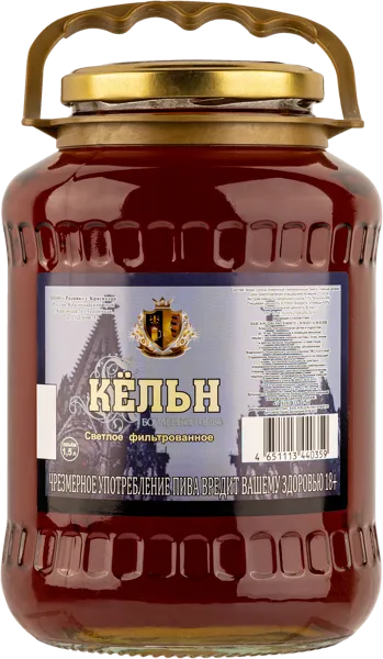 Изображение Пиво бойлерное 4 % Родник кельн Родник с/б, 1,5 л