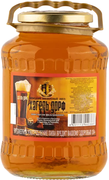 Изображение Пиво бойлерное 4,0% Родник хагель дорф Родник с/б, 1,5 л