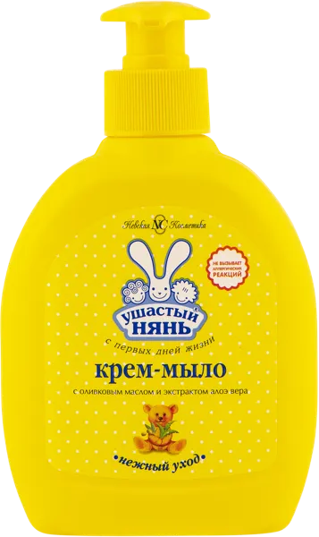 Изображение Мыло жидкое детское Ушастый нянь оливковое масло Невская Косметика п/у, 300 мл
