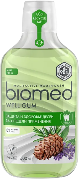 Изображение Ополаскиватель для рта Биомед БИО вел гам комплексный Сплат Косметика п/у, 500 мл
