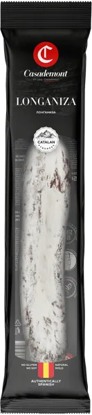 Изображение Колбаса сыровяленая Касадемонт лонганиза Пит-продукт ООО , 250 г