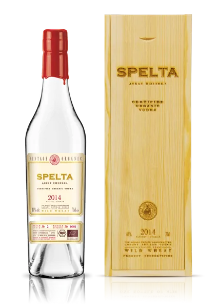 Изображение Водка Спирт Альфа 40% Спельта органик Саранский ЛВЗ п/у, 0,7 л