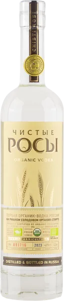 Изображение Водка Спирт Альфа 40% Чистые Росы органик из ржаного зерна Саранский ЛВЗ с/б, 0,5 л