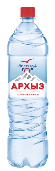 Изображение Мин вода газ рН 7,5 Легенда Гор Архыз питьевая Аквалайн п/б, 1,5 л