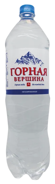 Изображение Вода негаз рН 7,62 Горная Вершина питьевая Аквалайн п/б, 1,5 л