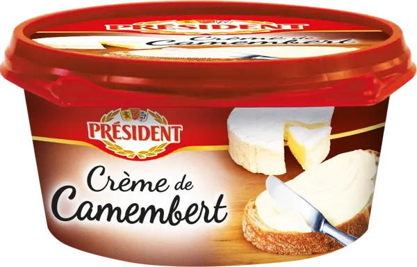 Изображение Сыр Плавленый Президент крем де камамбер Лакталис п/б, 125 г