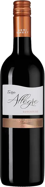 Изображение Вино красное п/сл Санджовезе терре аллегре Чело э Терра с/б, 0,75 л