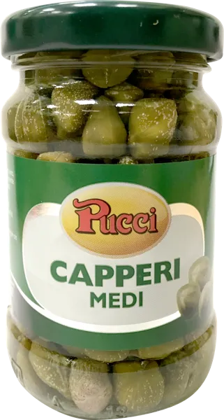 Изображение Каперсы в уксусе Пуччи медиум Пуччи СРЛ с/б, 100 г