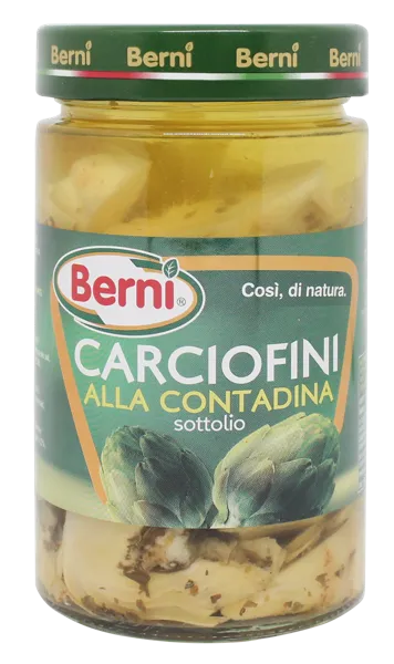 Изображение Артишоки в подсолнечном масле Берни с травами Пуччи СРЛ с/б, 285 г