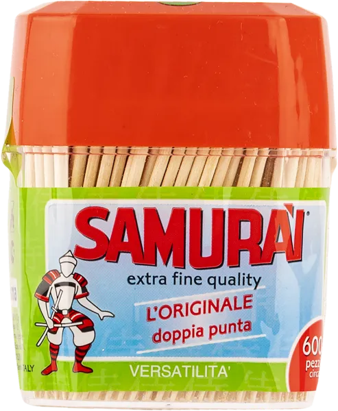 Изображение Зубочистки березовые Самурай с дозатором Сисма п/у, 600 шт