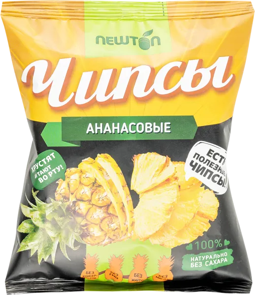Изображение Чипсы фруктовые Ньютон ананас Машбери Гурмэ м/у, 30 г