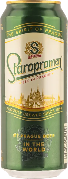 Изображение Пиво Лагер 5% светлое Старопрамен импорт Старопрамен ж/б, 0,5 л