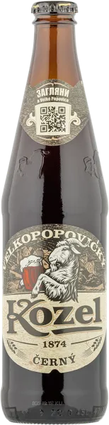 Изображение Пивной напиток темный 3,7% Велкопоповицкий Козел лицензия 3,7% АБ ИнБев с/б, 0,45 л