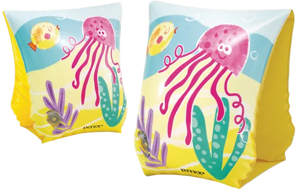 Изображение Нарукавники для плавания 3-6лет Интекс тропические друзья Интекс к/у, 1 пара