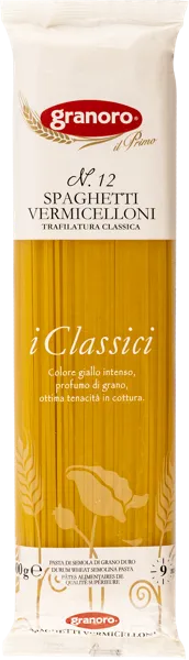 Изображение Макароны из твердых сортов Граноро из Апулии вермичеллони №12 Аттилио м/у, 500 г