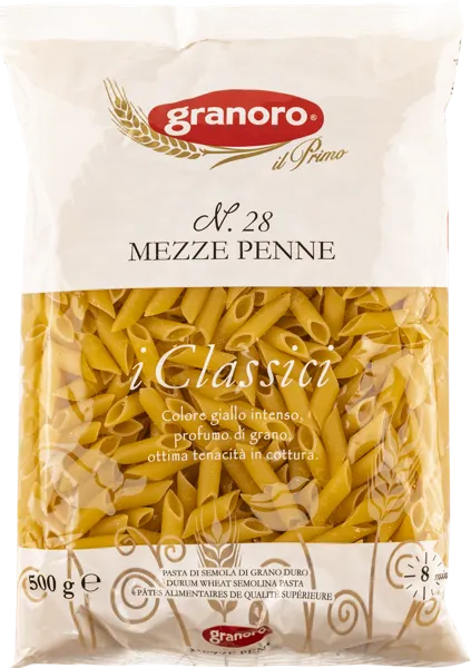 Изображение Макароны из твердых сортов Граноро из Апулии короткие мецце пенне №28 Аттилио м/у, 500 г