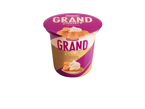 Изображение Десерт 4,7% со взбитыми сливками Эрманн Гранд десерт соленая карамель Эрманн п/б, 200 г
