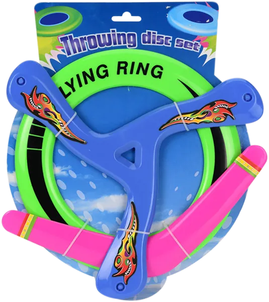 Изображение Набор метательный Купман бумеранг и 2 кольца Купман Интернэшнл к/у, 1 шт