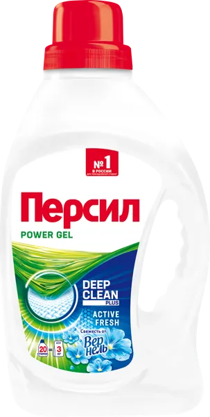 Изображение Средство для стирки жидкое Персил дип клин светлое белье Хенкель п/у, 1,3 л