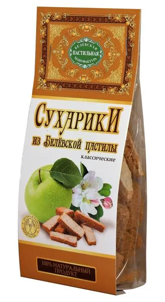 Изображение Сухарики из пастилы Белевская классические Белевская пастила м/у, 55 г