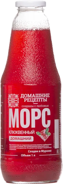 Изображение Морс Роданика клюква Домашний + с/б, 1 л
