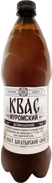 Изображение Квас живой Роданика муромский Домашний + п/б, 1 л