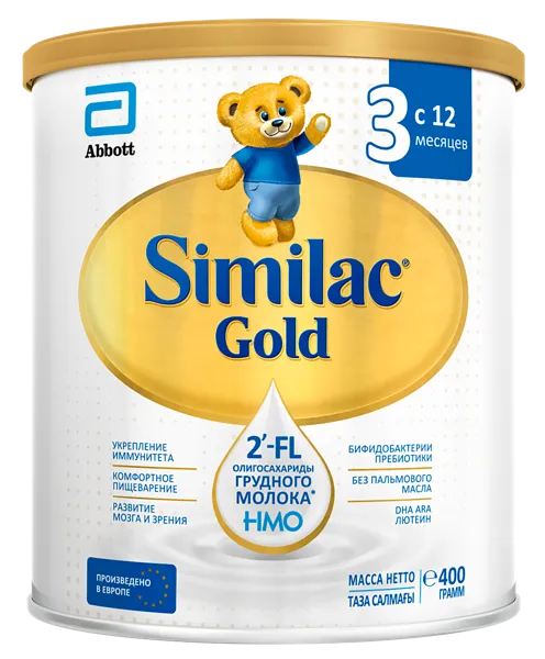 Изображение Смесь с 12 мес Симилак Голд 3 Эббот Иреланд ж/б, 400 г