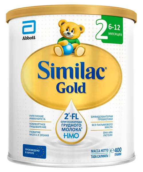 Изображение Смесь с 6 мес Симилак Голд 2 Эббот Иреланд ж/б, 400 г