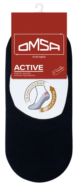 Изображение Подследники мужские размер 45-47 Омса актив 101 блу Омса к/у, 1 пара
