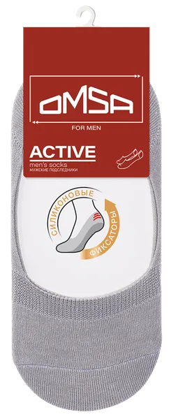 Изображение Подследники мужские размер 39-41 Омса актив 101 гриджио Омса к/у, 1 пара