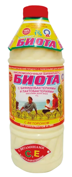 Изображение Бифилакт 1% Биота с ветороном Кубаньтехносервис п/б, 500 мл