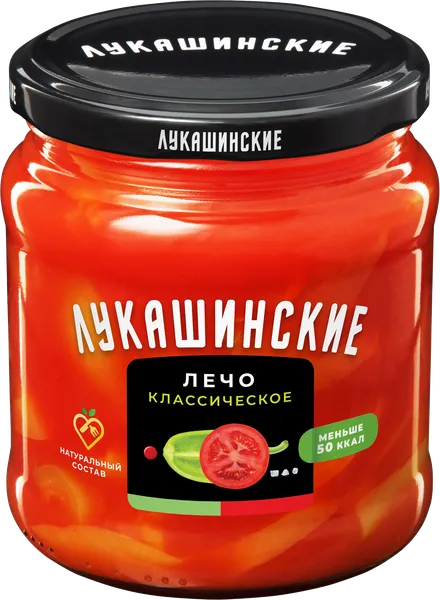 Изображение Лечо Лукашинские классическое РКП с/б, 450 г
