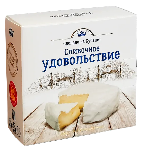 Изображение Сыр с белой плесенью Калория сливочное удовольствие Фирма калория кор, 125 г
