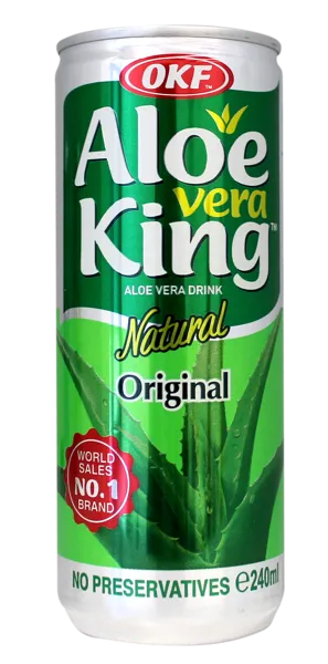 Изображение Напиток негаз сокосодержащий Алоэ Кинг негаз ОКФ Корпорейшн ж/б, 0,24 л