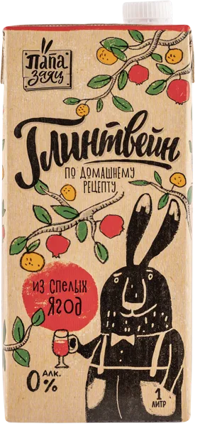 Изображение Напиток безалкогольный Папа Заяц глинтвейн Кубснаб т/п, 1 л
