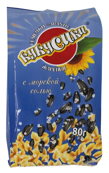 Изображение Ассорти жареные Кукусики семена подсолнечн арахис Си Плюс м/у, 80 г