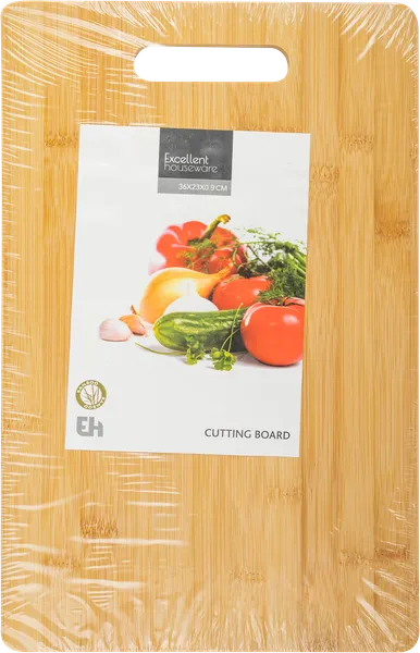 Изображение Доска 36*23см разделочная Купман бамбук Купман Интернэшнл м/у, 1 шт