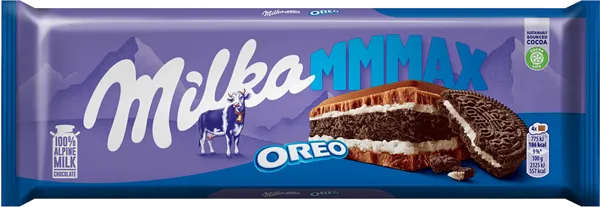 Изображение Шоколад молочный Милка с печеньем орео Мондэлис м/у, 300 г