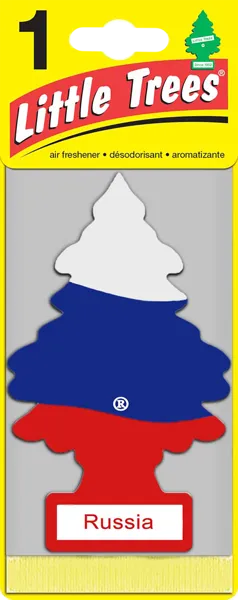 Изображение Ароматизатор для авто ёлочка Литл трис российский флаг Литл Трис м/у, 1 шт
