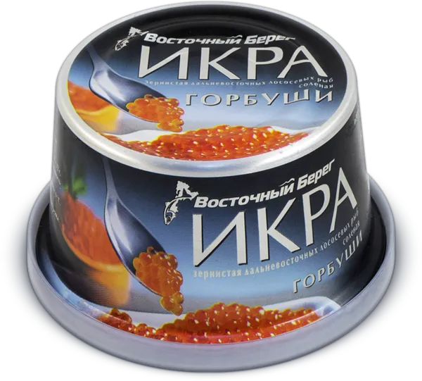 Изображение Икра лососевая Восточный Берег горбуша Восточный Берег ж/б, 125 г