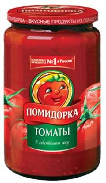 Изображение Томаты в собственном соку Помидорка Техада с/б, 720 г