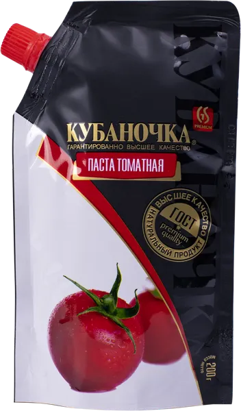 Изображение Томатная паста Кубаночка Гранд Стар м/у, 200 г