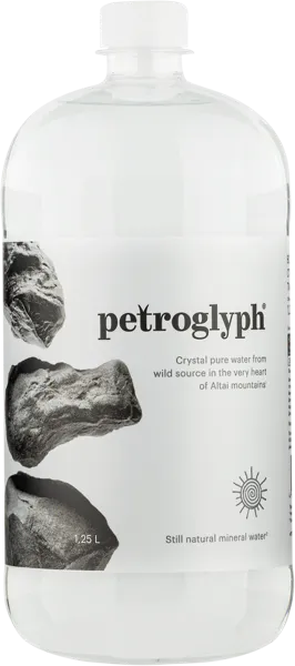 Изображение Вода негаз рН 7,75 Петроглиф питьевая Петроглиф п/б, 1,25 л