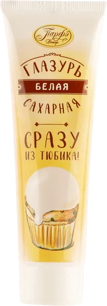 Изображение Глазурь сахарная Парфэ белая Топ Продукт туба, 120 г