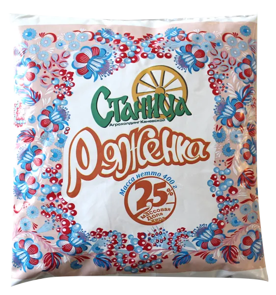 Изображение Ряженка 2,5% Станица Кубанская Станица м/у, 400 мл