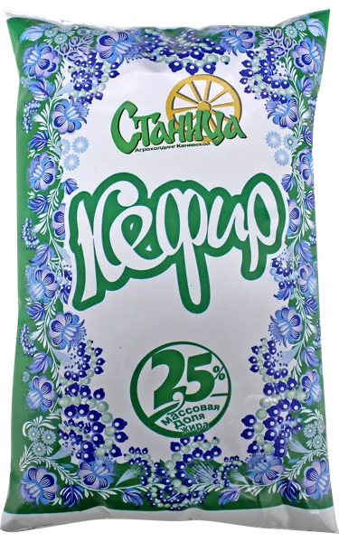 Изображение Кефир 2,5% Станица Кубанская Станица м/у, 900 мл