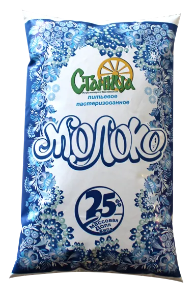 Изображение Молоко 2,5% Станица Кубанская Станица м/у, 900 мл